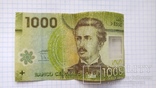 1000 чилийских песо, пластик., фото №3
