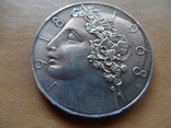 50 крон 1968 Чехословакия серебро 50 лет независимости   (М.9.1)~, фото №2