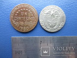 Монеты Панамы 1973 г, 1980 г, фото №3