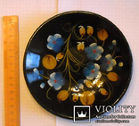  Набор деревянных декоративных тарелок с росписью, фото №7