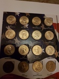 Полный набор долларов США серия ‘‘Президенты’’ с альбомом, фото №7
