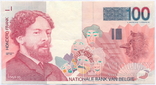 Бельгия 100 франков 1995-2001гг. (ND) / Pick-147 aUNC, фото №2