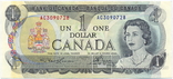 Канада 1 доллар 1973 г. / Pick-85a aUNC, фото №2
