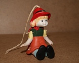 Красная Шапочка, керамика, подвижная, марионетка, фото №8