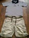 Levis  тениска + Abercrombie and fitch фирменные котон шорты, фото №2