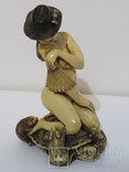 Скульптурная  композиция ‘’ Голая девица на черепахе ,‘’ нач . ХХ в.,  Западная Европа, фото №8