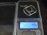 Брелок " Хонда ", серебро, 4.4 грамм, фото №4