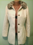Белое пальто, р.М, искусственный мех, сост.нового, photo number 6