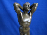 Эротическая бронзовая скульптура Обнаженный Мужчина Бронза, фото №2