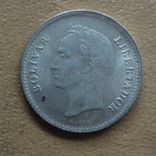 25  сентимос  1948  Венесуэлла  серебро   (М.4.4)~, фото №3