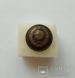 Гербовая пуговица, 16 лент,латунь, фото №2