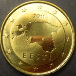 10 євроцентів Естонія 2011 UNC, фото №2