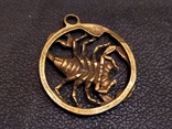 Рак коллекционная миниатюра бронза брелок, фото №4