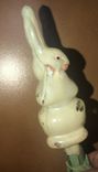 Игрушка Белый заяц (прищепка), фото №5