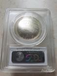 Доллар Бейсбол PCGS ms 69 Уникальная согнутая монета, фото №3