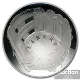 Доллар Бейсбол PCGS ms 69 Уникальная согнутая монета, фото №6