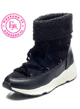 Черные зимние ботинки, полусапожки, угги на меху 36 размер, фото №2