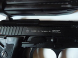 Пневматический пистолет KWC Beretta M92 +кож.кобура + 5 балонов+100 пуль, photo number 8