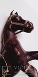 Конь,лошадь обтянутая кожей.на реставрацию., фото №7