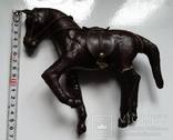 Конь,лошадь обтянутая кожей.на реставрацию., фото №11