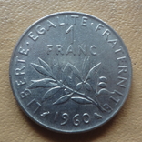 1 франк 1960  Франция    (М.8.18)~, фото №3