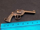 Пистолет коллекционный бронза брелок миниатюра, фото №8