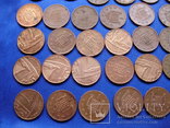 Монеты Англии 1 пенни погодовка  Великобритания 1971-2016 г.33 шт, фото №9