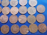 Монеты Англии 1 пенни погодовка  Великобритания 1971-2016 г.33 шт, фото №12