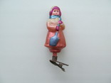 Елочная игрушка девочка с лопатой, фото №2