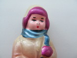 Елочная игрушка девочка с лопатой, фото №6