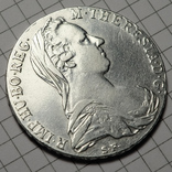 Австрия Талер Марии Терезии 1780 серебро, фото №4