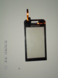 Тачскрин сенсор Samsung S5230 Star черный со скотчем, фото №3