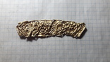 Золотая накладка с растительным орнаметом ,скифы 7-5 век до н.э, фото №2
