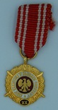 Польша. Медаль "Вооруженные силы на службе Родине". Золотая степень. Миниатюра., фото №2