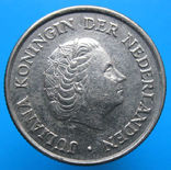 Нідерланди 25 центів 1980 р., фото №3