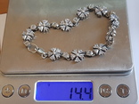Браслет серебро 925 проба. Вес 14.4 г, фото №7