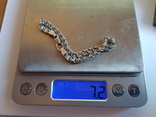 Браслет серебро 925 проба. Вес 7.2 г, фото №8