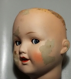 Голова старой куклы с клеймом, фото №4