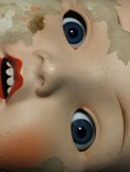 Голова старой куклы с клеймом, фото №7
