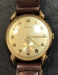 Золотые наручные часы Stowa 56 пробы № 21142 На ходу, фото №2
