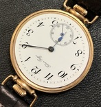 Золотые наручные часы Павел Буре. На ходу, фото №12