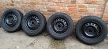 185/65 R15 с дисками NISSAN Зимняя в сборе 15x6 J. CHx45, фото №2