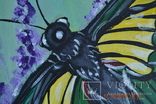 Картина "Метелик", 40х40 см., акрил, липень 2019 р., Марина Овдієнко, 12 років, фото №5