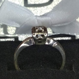 Золотое кольцо с бриллиантом, фото №3