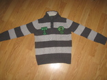 Котонновий вязаний свитер на 8-9 рочків C&amp;A, фото №4