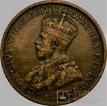Австралия 1 пенни 1919  Георг V, фото №2