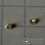 Природный бриллиант  1.4 мм 2 шт., фото №3