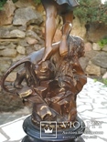 Власть скульптура женщина побеждает льва 51 см, фото №7