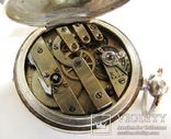 1860-е Часы швейцарские карманные Boutte серебро 84 пр., фото №5