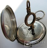 1860-е Часы швейцарские карманные Boutte серебро 84 пр., фото №13